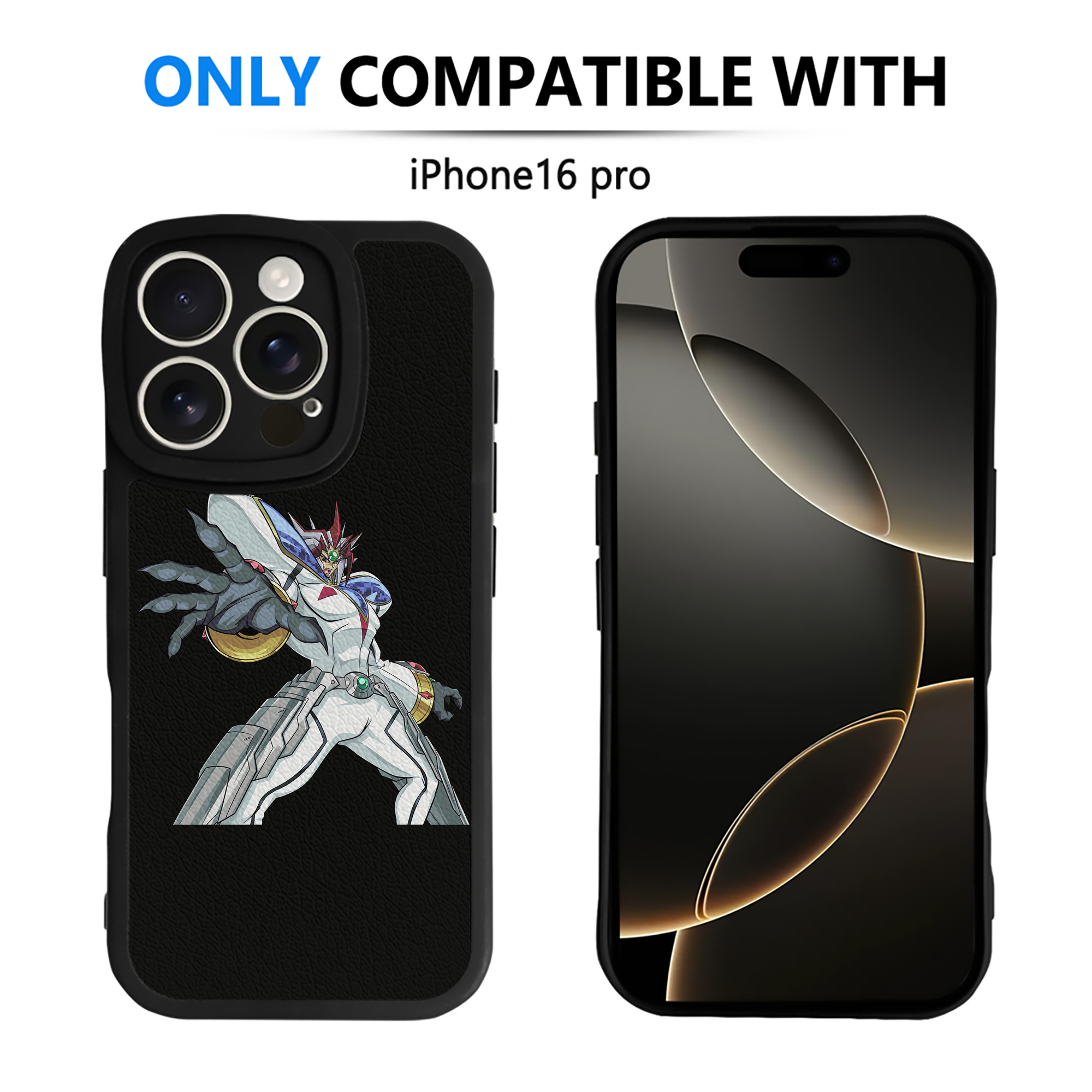 （画像用） 遊☆戯☆王 Yu-Gi-Oh! 【iPhone 16シリーズ対応】シリコンスマホケース（レザー調） 材質：シリコン